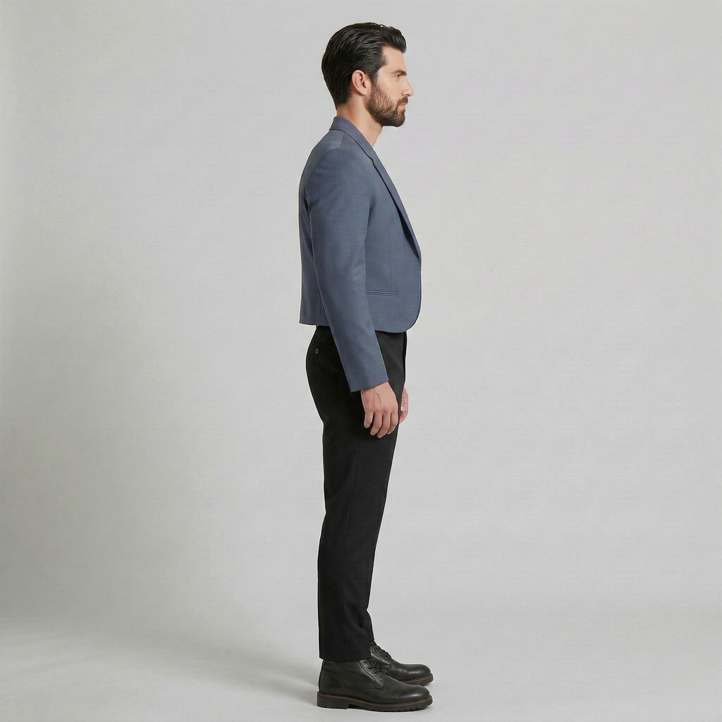 Men's Cropped Modern Blazer