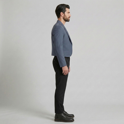 Men's Cropped Modern Blazer