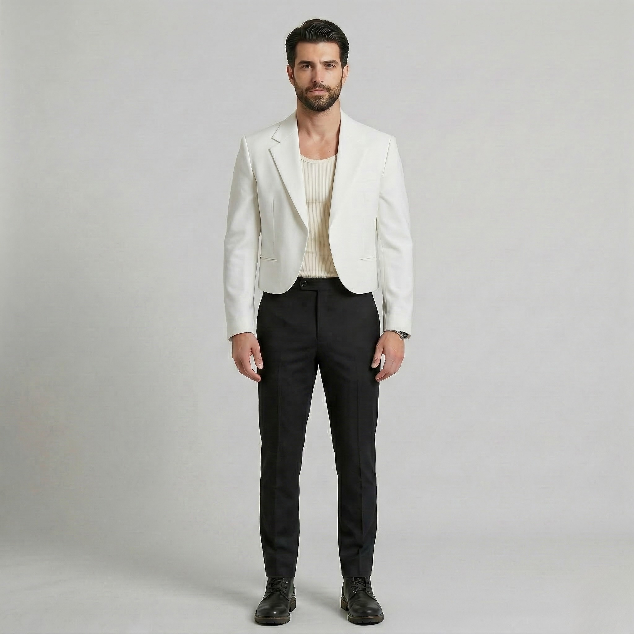 Men's Cropped Modern Blazer