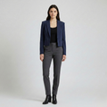 Women's Cropped Single-Button Blazer