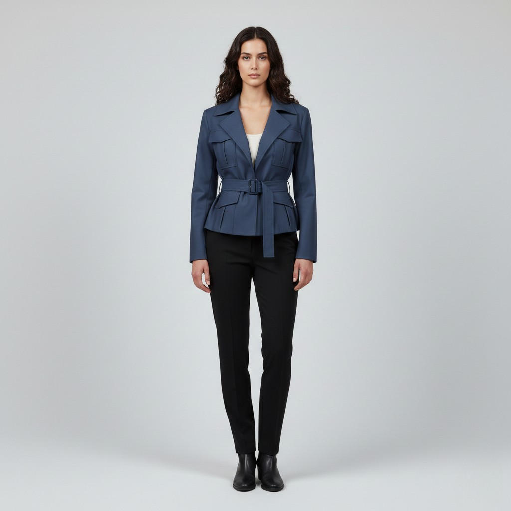 Women's Belted Utility Jacket