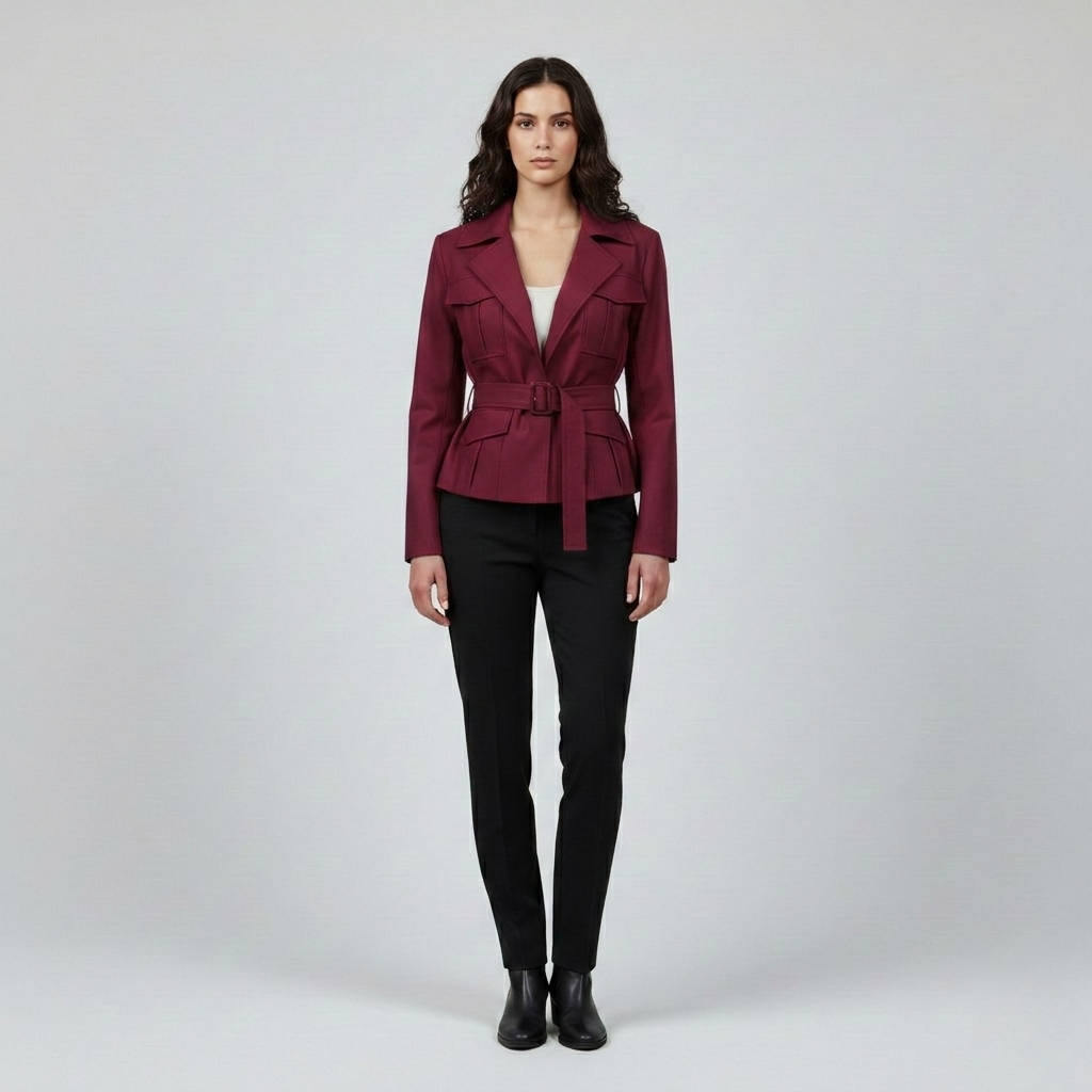 Women's Belted Utility Jacket