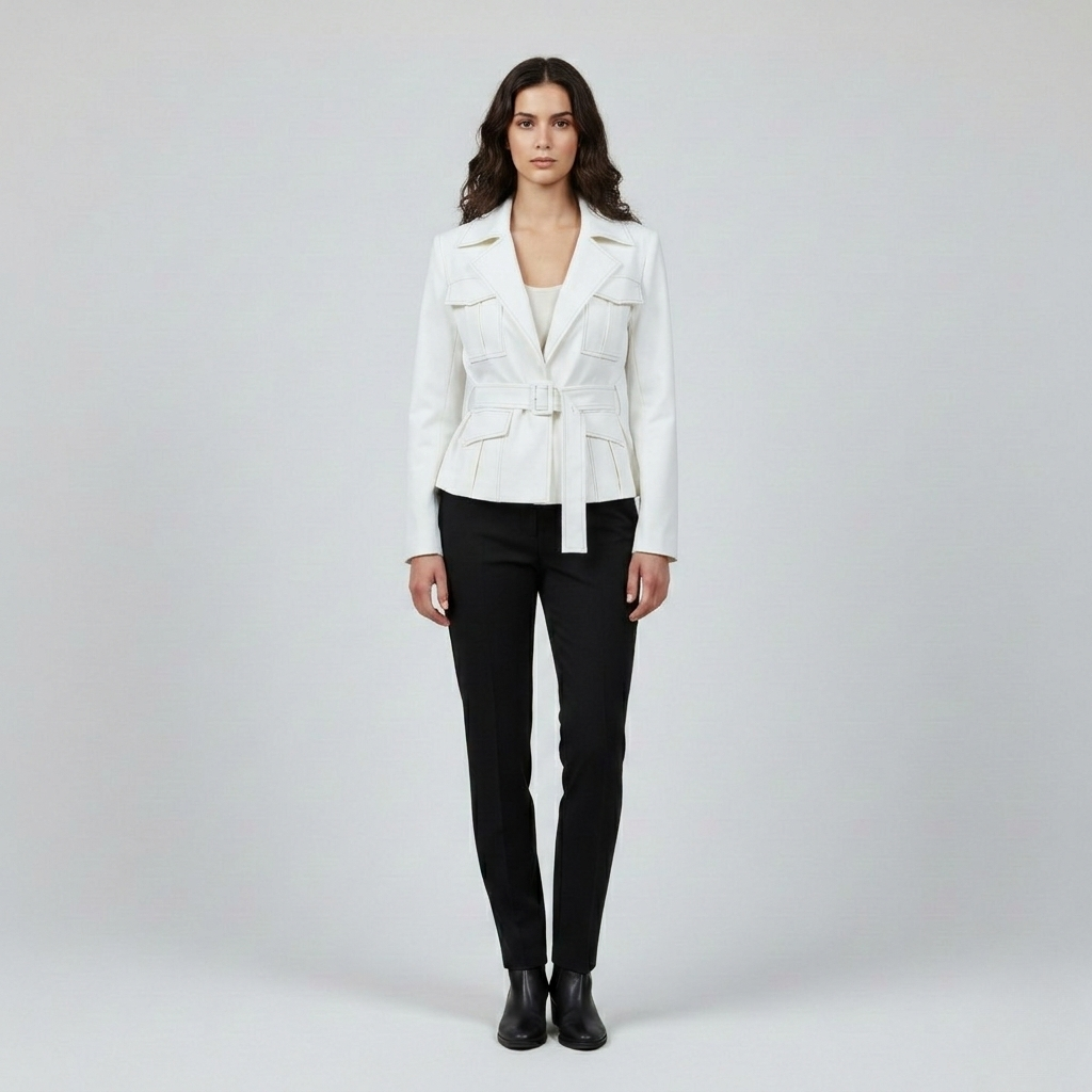 Women's Belted Utility Jacket