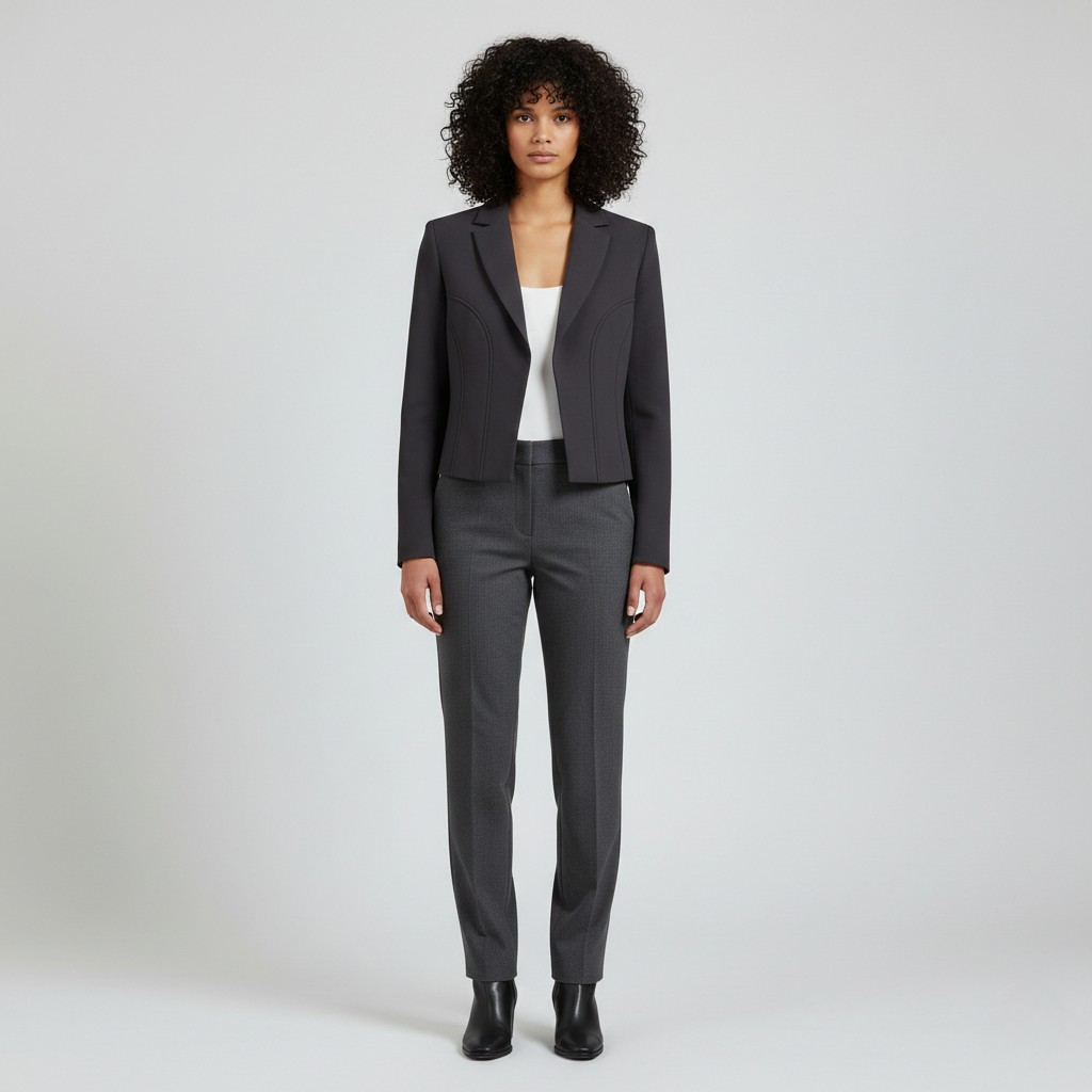 Women's Contoured Cropped Blazer