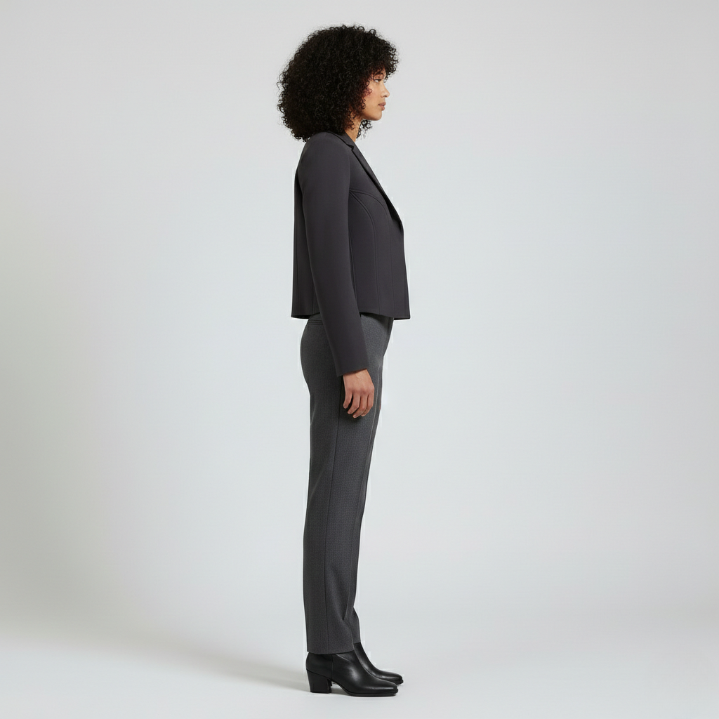 Women's Contoured Cropped Blazer