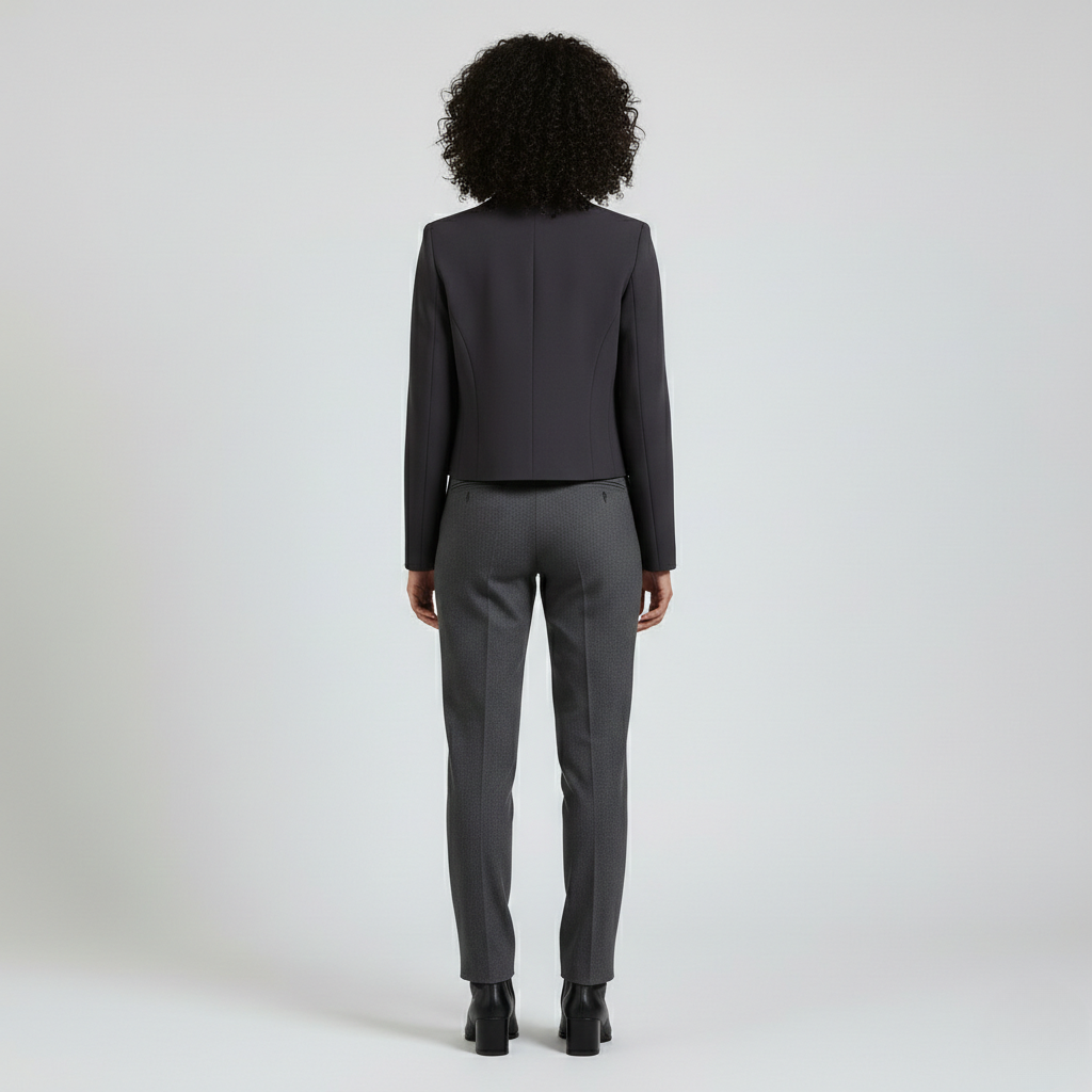 Women's Contoured Cropped Blazer