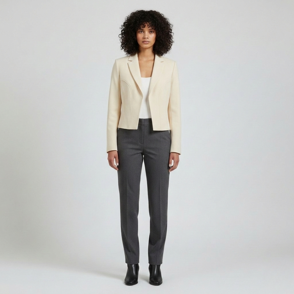 Women's Contoured Cropped Blazer