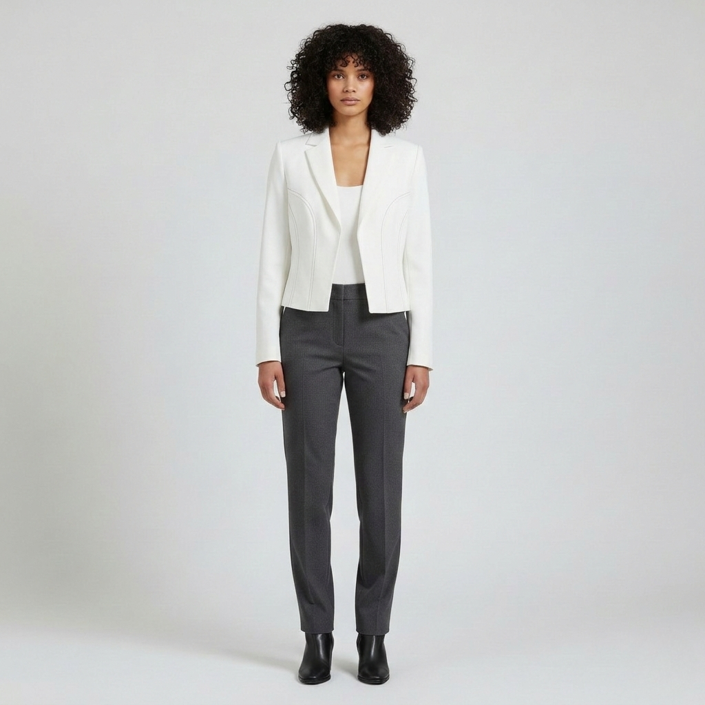 Women's Contoured Cropped Blazer