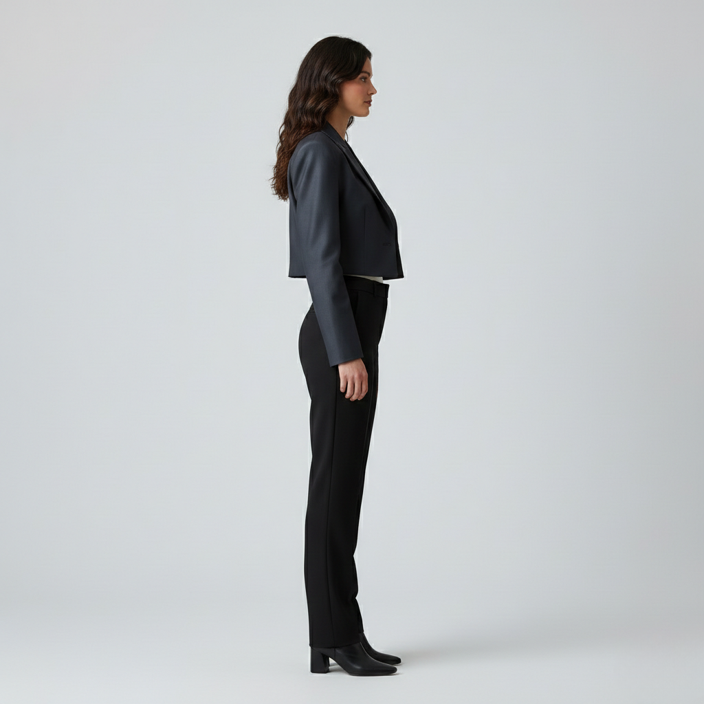 Women's Structured Cropped Blazer
