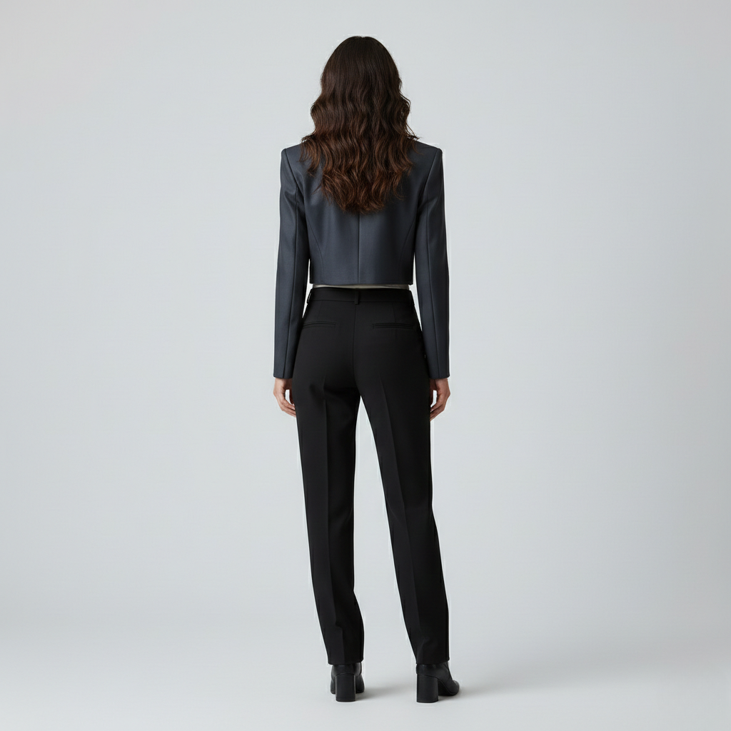 Women's Structured Cropped Blazer