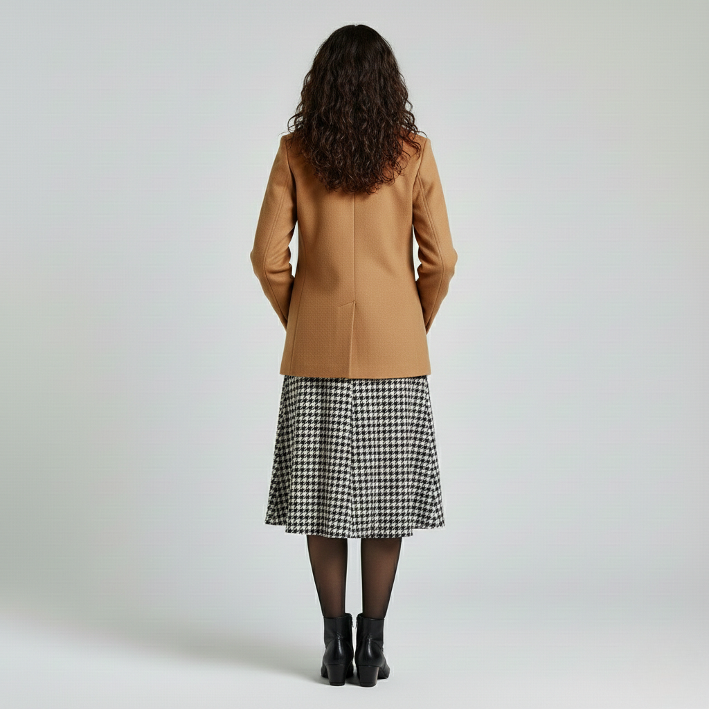 Women's Double-Breasted Tailored Coat