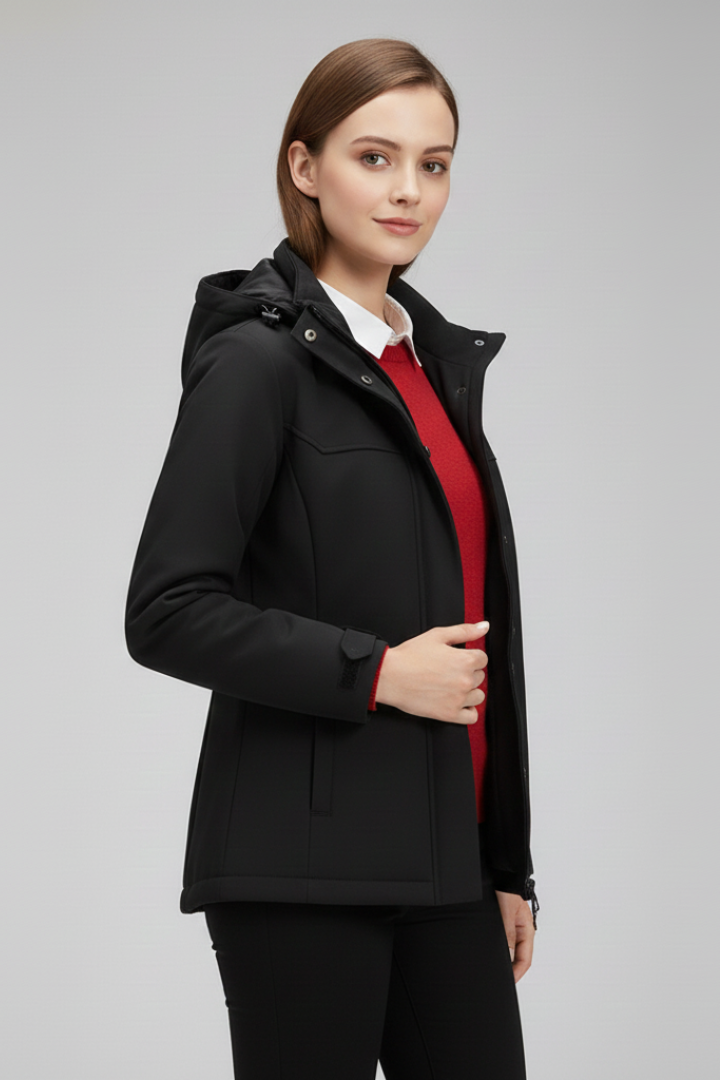 Women’s Hooded Jacket with Zipper