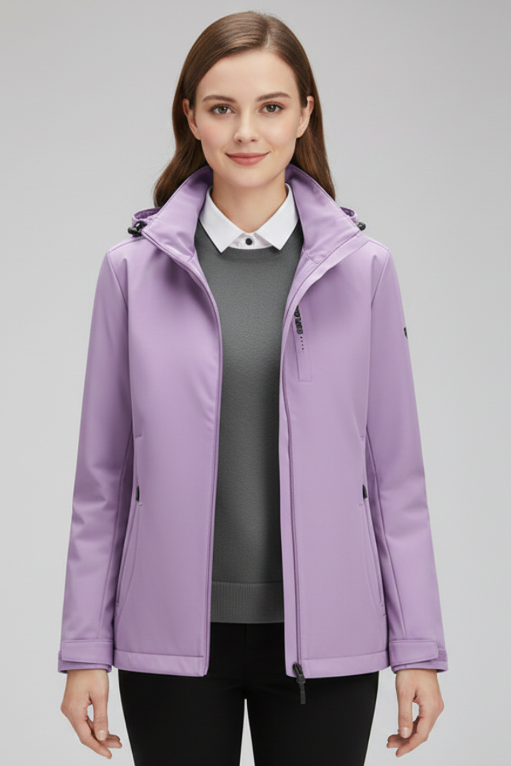 Women’s Hooded Jacket with Zipper