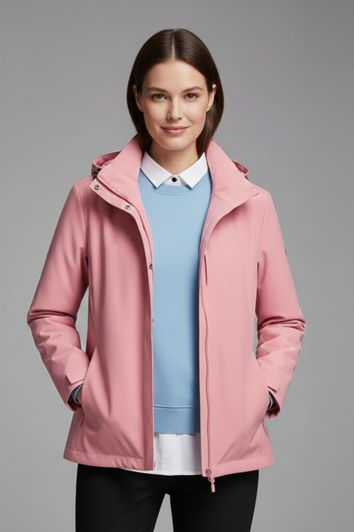 Women’s Hooded Jacket with Zipper