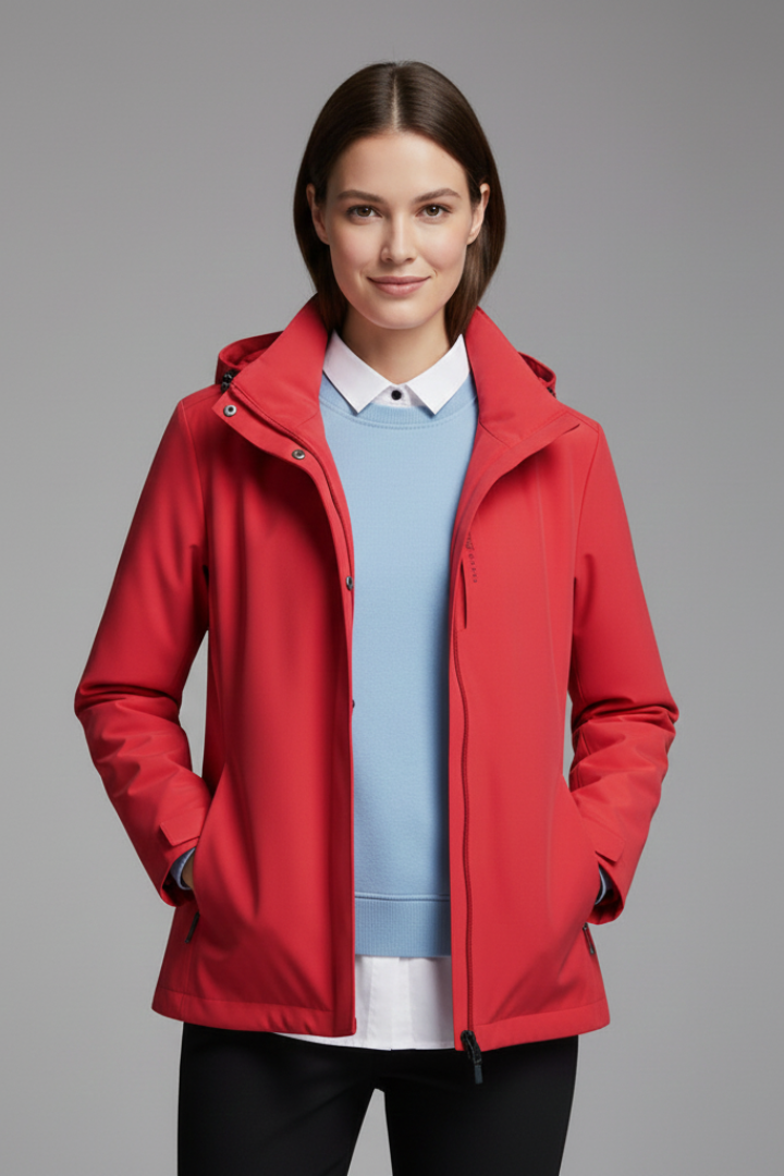 Women’s Hooded Jacket with Zipper