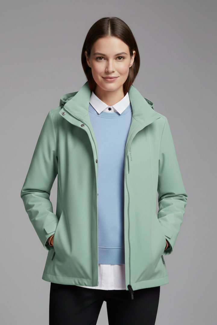 Women’s Hooded Jacket with Zipper